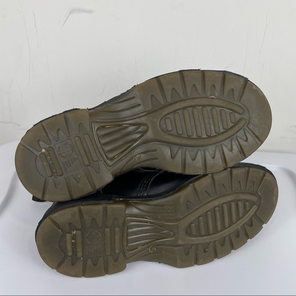 RARE Doc Martens NP5D Black Leather Boots Made in England UK Sz 8 - Picture 13 of 13